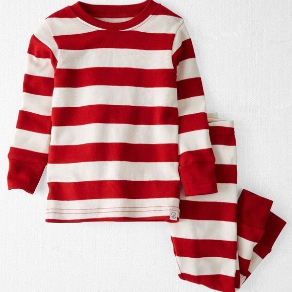 Carter's Other - 𝅺LITTLE Planet Organic Cotton 2-Piece PJs Red Stripes